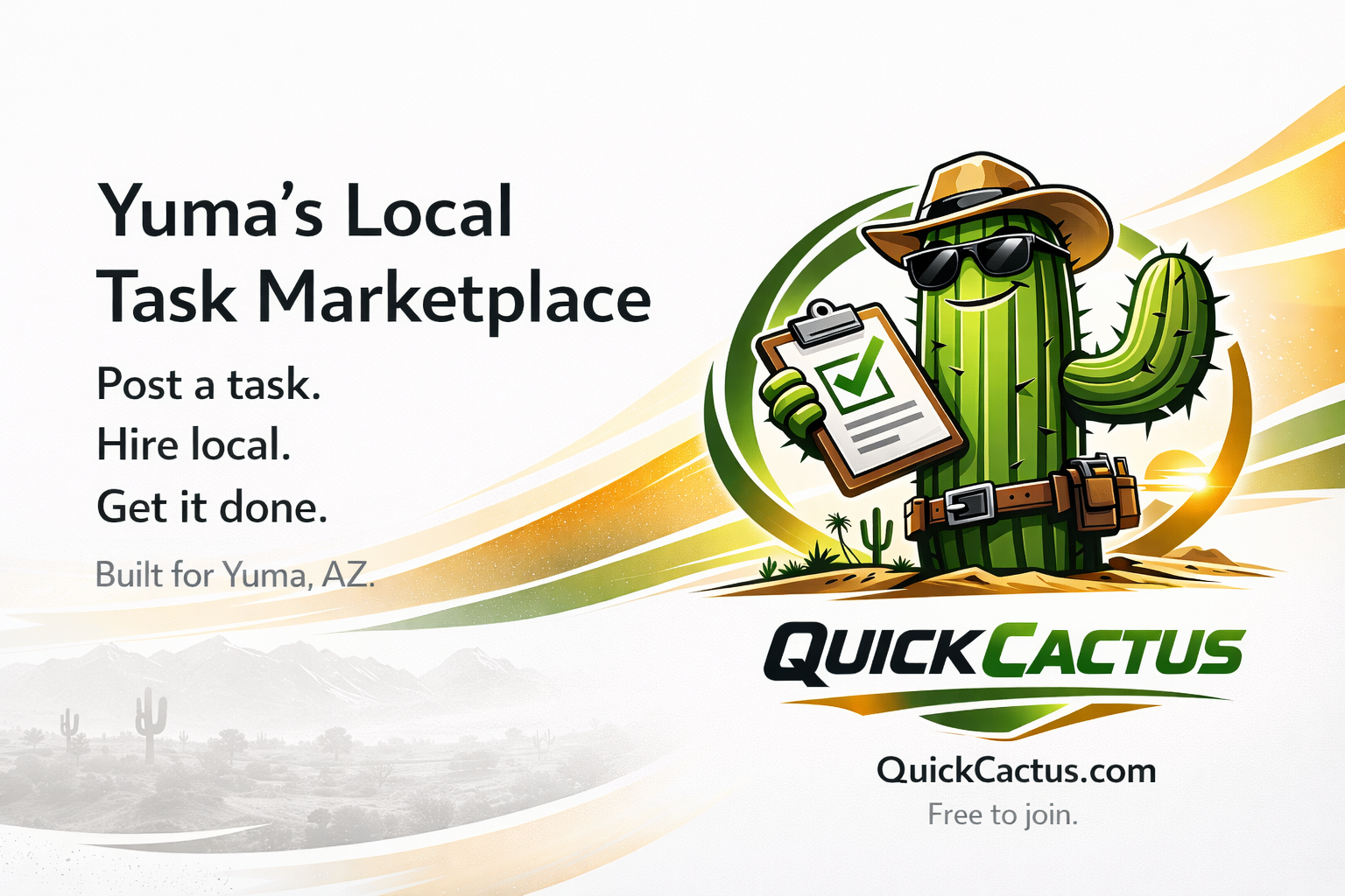 QuickCactus | Yuma, AZ Task Marketplace